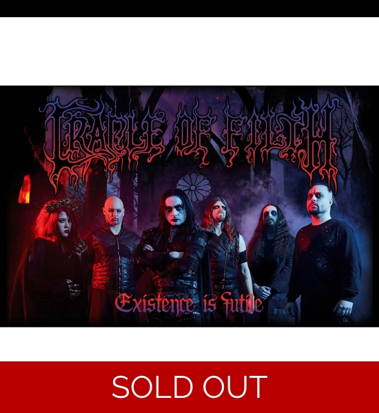 Cradle Of Filth - Existence Is Futile Textile Poster